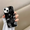 thumbnail image 2 of Black Collage Case Compatible with iPhone 14 Plus,Aesthetic Art Design TPU Bumper Cover Case, 2 of 6