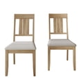 thumbnail image 4 of Castle Place Simple Wooden Dining Chair, Set of 2, Natural Oak, 4 of 8