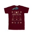 thumbnail image 1 of Harry Potter Womens Christmas Pattern Cotton Boyfriend T-Shirt, 1 of 3