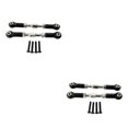 thumbnail image 1 of Vogacara Piezas de mejora Tensor delantero de aluminio para dirección Fácil de instalar Tensor delantero de aluminio negro negro 2Conjunto, 1 of 6