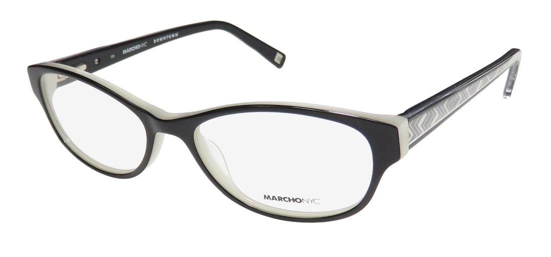020 50/17 Eyeglass Frame NOS Marchon NYC Westside M207 Black Storm 