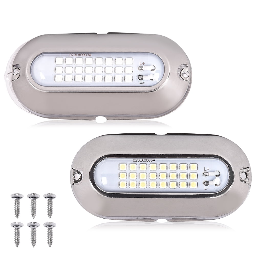 CROSSDESIGN LED Pontoon Boat Docking Light Bright White Marine Boat ...