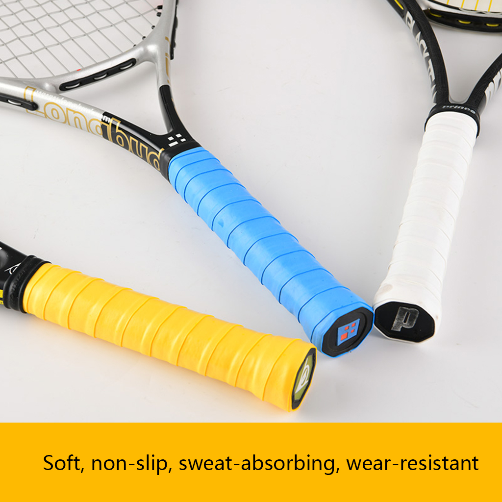 ZPAQI 60Pcs Tennis Racket Overgrip Anti-skid Tape Wraps Fishing Rod Non-Slip Sweatband