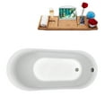 thumbnail image 4 of 59" Streamline N280GLD Soaking Freestanding Tub and Tray With Internal Drain, 4 of 8