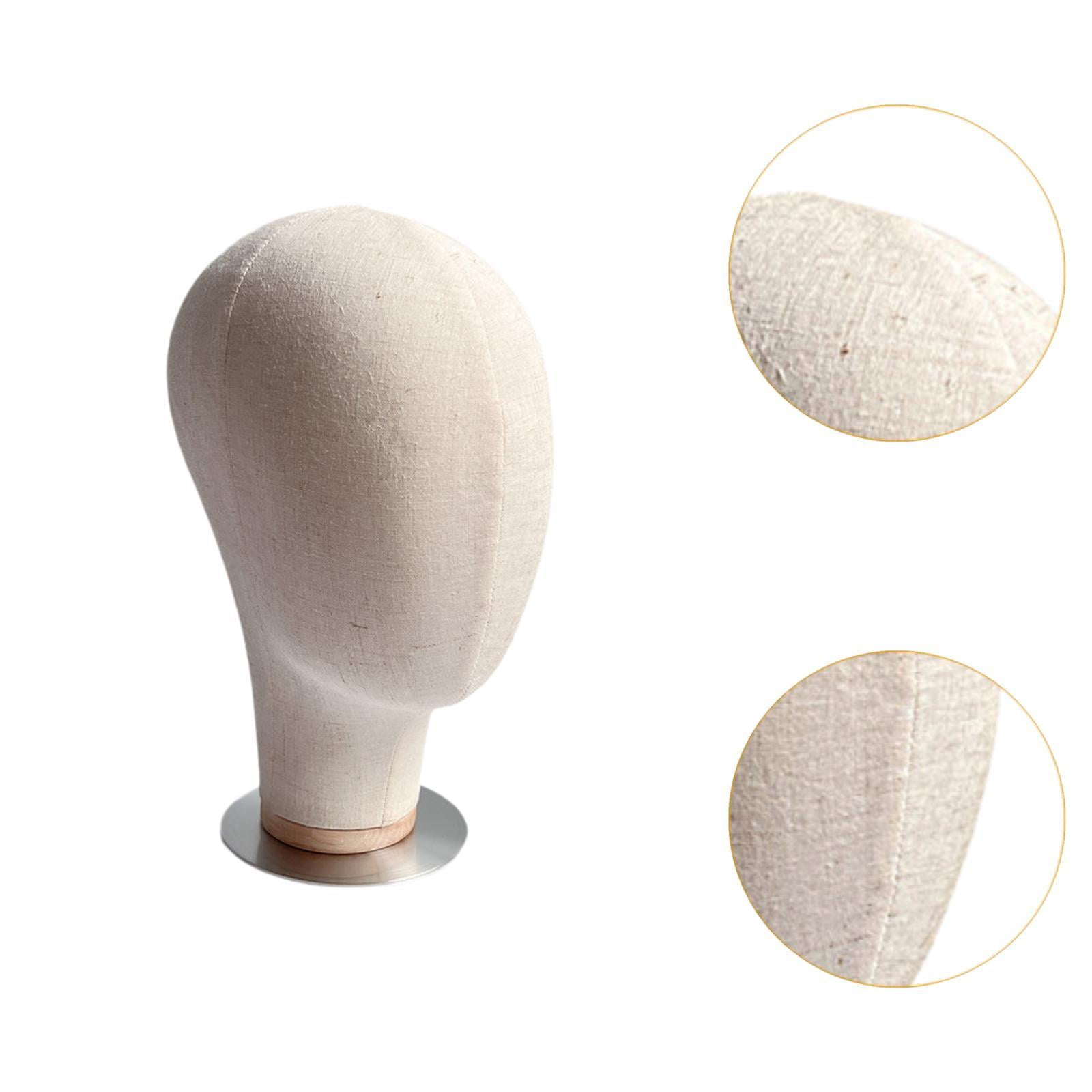 Stgfyxgs Cap Stand Hat Display Stand Multifunctional Mannequin Head Metal Base for Professional or Personal Use Accessories Practical Brushed Bottom