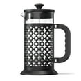 thumbnail image 1 of Máquina de café de prensa francesa de 1000ml, máquina de café casera de acero inoxidable 304 Abody Negro plata, 1 of 1