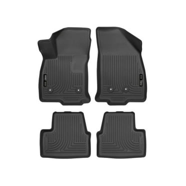 Husky Liners by RealTruck Weatherbeater Floor Mats Fits 2016-2019 Chevrolet Volt Front & 2nd Row, 4-pc Black-98281