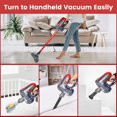 thumbnail image 4 of Musment Cordless Stick Vacuum Cleaner,Bendable Powerful Suction Vacuum with Mite Removal Brush,with 2200mAh Rechargeable Battery, up to 45min Runtime, 4 of 7