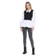 thumbnail image 2 of Blusa Para Mujer Doble Prenda Chaleco Cámisa Blando Negro Casual Formal 330715 multicolor CH Incógnita 330715, 2 of 5