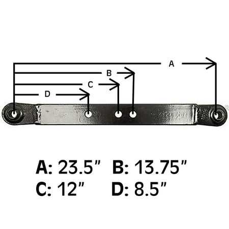 Arm Hitch - 159326 New 3 Point Hitch Tractor 23 1/2