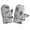 Grey, variant on Kids Dinosaur Print Ski Mittens Winter Gloves with Adjustable Wrist Strap for Boys & Girls Boys Gloves 12-14 Years