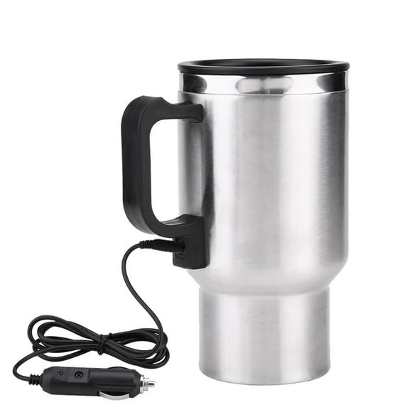 Taza Eléctrica Fydun 12V Acero Inoxidable 450ml para Viaje en Coche