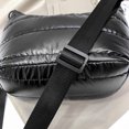 thumbnail image 4 of Bolso Bandolera Bolso Bandolera Bolso de hilo de nailon para mujer, moda coreana de invierno, con asa superior de Color puro, 4 of 7