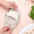 thumbnail image 3 of 3 Pcs Dumpling Maker Mould, Kitchen DIY Dumpling Making Tool, Manual Dumpling Press Molds Set, Wheat Straw Empanadas Press Mold, for Making Hand Pies, Ravioli, Stuffed Pasta (Primary Color), 3 of 5