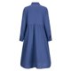 thumbnail image 5 of Vestido suelto de mujer con bolsillos Manga larga Vestido vintage de talla grande CACAGOO Vestido, 5 of 7