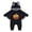 Black3, variant on Bat Hooded Long Sleeve Romper Baby Boy Halloween Outfit Soft Stretch Knit Full Length Bat Ear Hood Bodysuit For Trick Or Treat Fall Photo