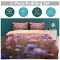 thumbnail image 6 of Watercolor Wildflowers Bedding Sets Twin Duvet Cover 3 Piece Cute Bed Set for Boys Girls Kid, 6 of 6