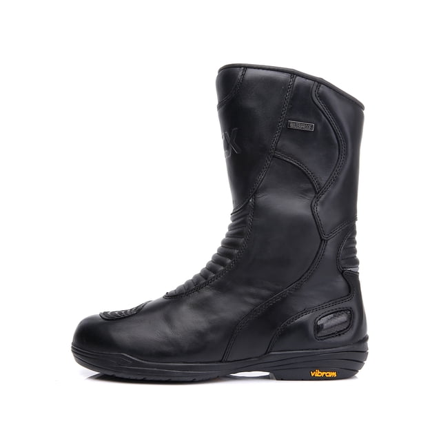 Botas de moto transpirables para todas las estaciones - Zapatillas de ciclismo de moto unisex,Negro,43