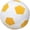 Yellow, variant on 6.3in Soccer Plush Toy, Small Stuffed Sports Ball Doll, Portable Athletic Themed Plushie, Football Inspired Decorative Ornament for Fans