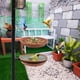 thumbnail image 5 of pstuiky Comedero colgante para pájaros de jardín con maceta plegable de 90 grados, 5 of 6