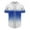 Blue, variant on Short Sleeve Gradient Baseball Jersey for Men V‑Neck Button Front Closure Loose Fit Lightweight Breathable Sport Casual Blouses Purple,S