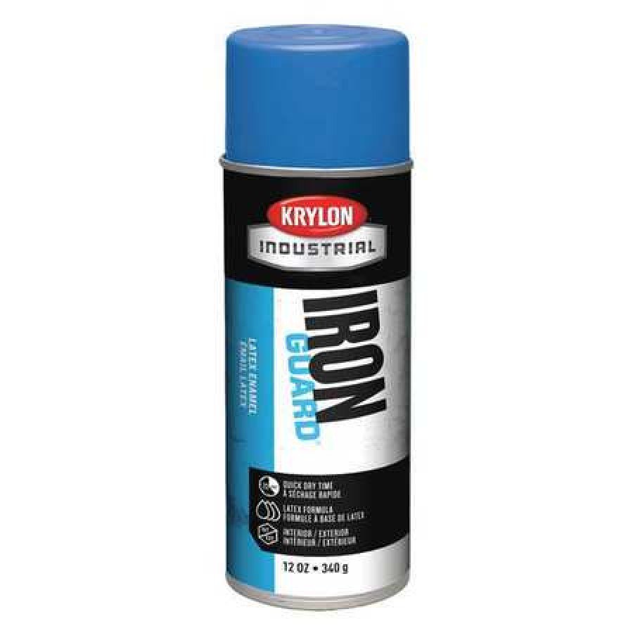 KRYLON INDUSTRIAL K07907000 Spray Paint, OSHA Blue, High Gloss, 12 oz