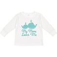 thumbnail image 3 of Inktastic My Meme Loves Me Whale Grandchild Boys or Girls Long Sleeve Toddler T-Shirt, 3 of 5