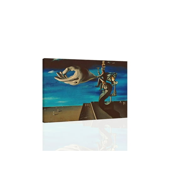 Salvador Dali 1930 The Hand The Remorse Of Conscience - Canvas OR Print Wall Art
