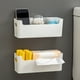 thumbnail image 1 of Estante De Almacenamiento Sobre El Inodoro, Organizador De Baño De Pared, Estantes Perforados Multifuncionales, Solución Que Ahorra Espacio Para Artículos Esenciales De Baño., 1 of 7