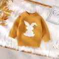 thumbnail image 6 of KAUOD Baby Boys Girls Easter Knit Sweater Cute Bunny Crewneck Pullover Sweater Long Sleeve Sweatshirt Fall Clothes, 6 of 9