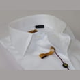 thumbnail image 5 of Men 100% Egyptian Cotton Shirt French Cuffs Wrinkle Resistance ENZO 71402 White, 5 of 8