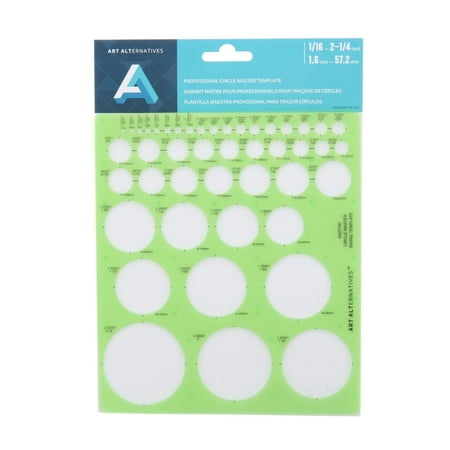 UPC: 0082435271910 | Art Alternatives Professional Circle Master Template #1