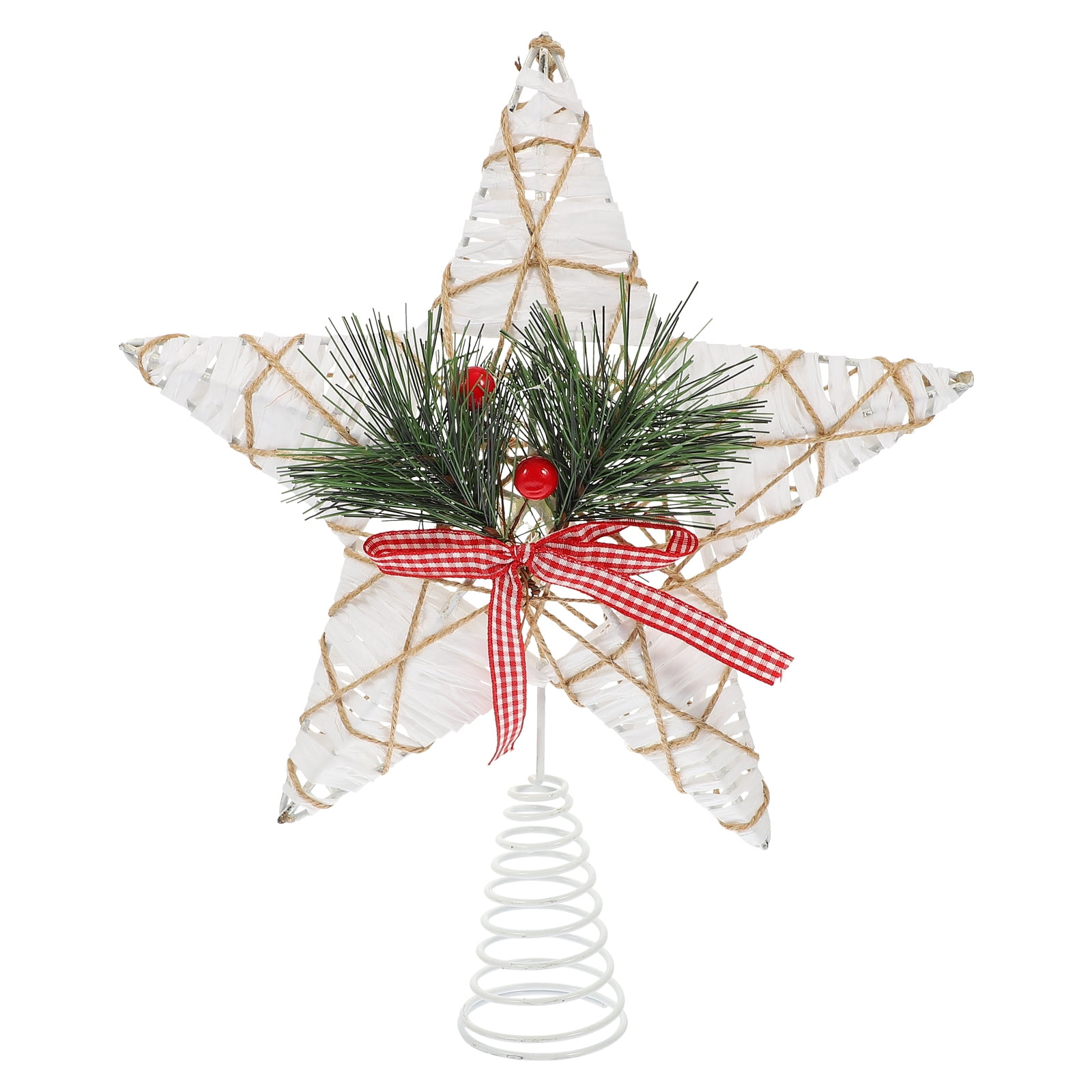 Rosarivae Xmas Tree Star Topper Christmas Tree Star Ornament Star Xmas