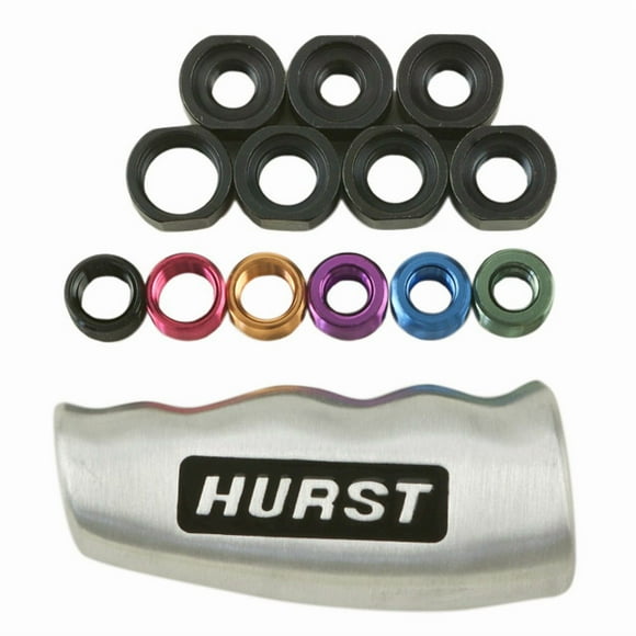 Hurst Manual Trans Shifter Knob 1530020 Threaded; SAE 3/8-16 1/2-20/Metric M10-1.25 M10-1.50 M12-1.25 M12-1.75 M16-1.50; T-Handle With Hurst Logo