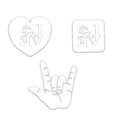 thumbnail image 2 of Monstrate Cookie Embosser Mold Lavable Reutilizable Cute Cartoon Easter Biscuit Molds Indoor Festival Celebration Baking Herramienta decorativa 3 Type3 NO3, 2 of 6