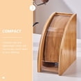 thumbnail image 5 of Wooden Coffee Filter Holder Box Cone Storage Rack Organizer for Coffee Filters and Cleaning Accessories, 5 of 6