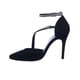 thumbnail image 3 of Zapatilla Mujer Pulcera Con Glitter Formales Casuales Tipo Ante Negros Cómodos 024D3J negro 23 Love Clasben 024D3J, 3 of 7