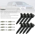 thumbnail image 2 of 8 Uds bobina de encendido + bujía UF230 para Toyota Tundra Sequoia 4.7L V8, 2 of 11