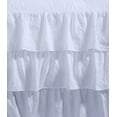 thumbnail image 5 of Chezmoi Collection Celia 3-Piece Waterfall Ruffle Skirt Bedspread Set, King, White, 5 of 7