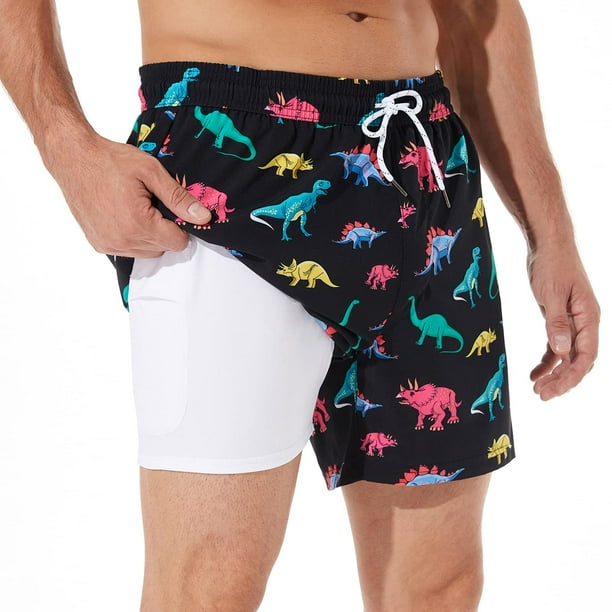 Swim shorts with zip pockets deals