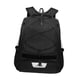 thumbnail image 2 of Bolsa de béisbol y sóftbol de poliéster versátil con compartimento para zapatillas de entrenamiento negro, 2 of 9