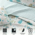 thumbnail image 4 of Great Bay Home Coastal Off-White Microfiber Qualts, Twin - Reversible, 4 of 6