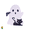 C#003, variant on Mini Ghost Tabletop Figurine Halloween Table Decor, Plastic Cartoon Cauldron Bat Ghost Desktop Stand for Fall Harvest Indoor Home Shelf Ornament,Halloween Decor & Summer Decor-A