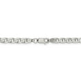 thumbnail image 3 of Sterling Silver 4.65mm Flat Anchor Chain (Weight: 14.46 Grams, Length: 18 Inches), 3 of 4
