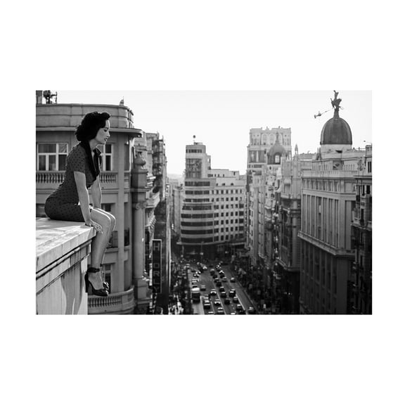 Alejandro Marcos 'Mad Madrid' Canvas Art