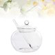 thumbnail image 3 of Household Transparent Jars Large Round Glass Spice Jars Storage Jars Kitchen Tool Sugar Container with Glass Lid and Spoon for Kitchen (350ml), 3 of 5