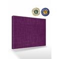 thumbnail image 2 of Purple Burlap Texture Wall Art for Living Room,Canvas Picture Wall Decor for Bathroom Bedroom,Farmhouse Vintage Purple Painting Artwork for Office Kitchen Hallway Dining Room Home Decorations 24"x32", 2 of 8