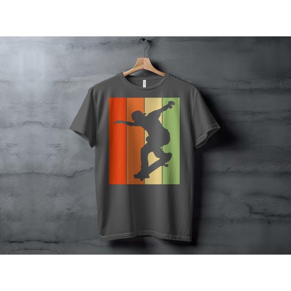 Retro Skateboarding Tshirt, Skateboarder Tshirt, Gift for Him, Funny Mens Shirt, Cool Skateboarder Gift Shirt, Skater Present T-shirt