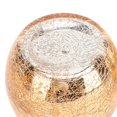 thumbnail image 2 of 2PCS Round Speckled Glass Candle Holder Minimalist Modern Romantic Gold Tealight Candle Holder for Home Decor, 2 of 4