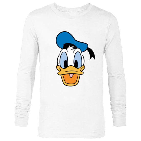 Disney Donald Duck Three Caballeros Trip Matching Big Face - Long Sleeve T-Shirt for Men - Customized-White